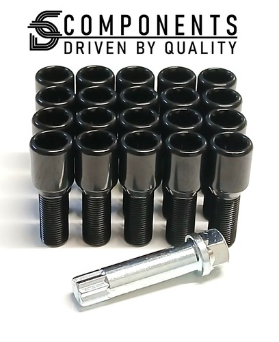 Black audi wheel bolts for - audi,